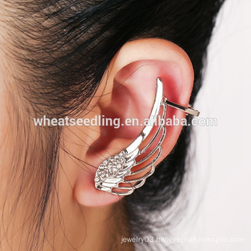 AliExpress newly in stock special wing shape rhinestone cheap ear cuff